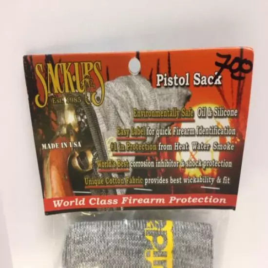 Sack-Ups Pistol Sack #1636 The Sportsman’s Guide New/Sealed Buck Grey/Yellow/Blk