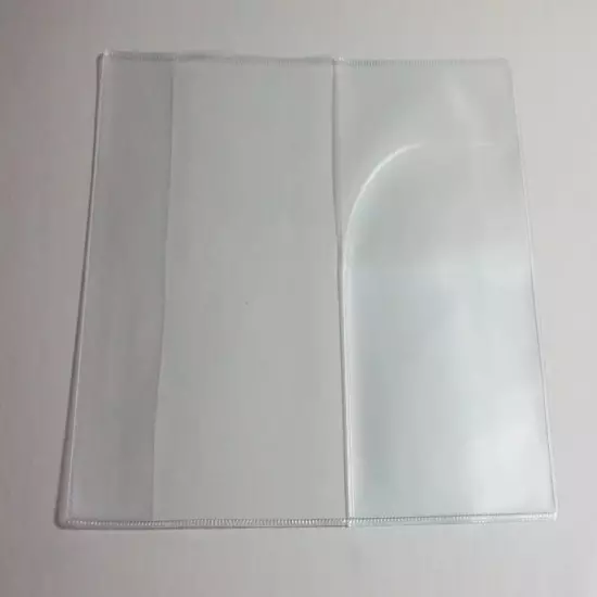 Canadian Canada Clear Plastic Vinyl Passport Cover Protector Holder