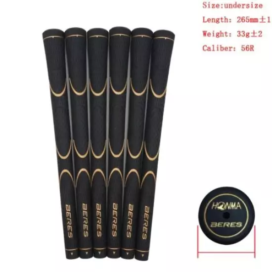 10pcs Honma beres Golf grips high quality rubber Golf irons grips black color US