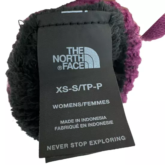 The North Face Womens Cable Minna Mittens Pamplona Purple New Size XS/S