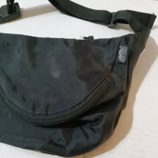 High Sierra Nylon Fanny Pack Unisex Black Waist Bag Adjustable Strap 9x5 