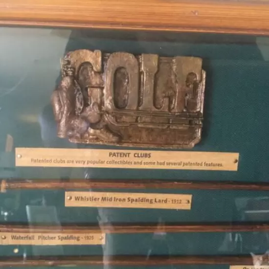 Golf Shadowbox Depicting The History Of The Game