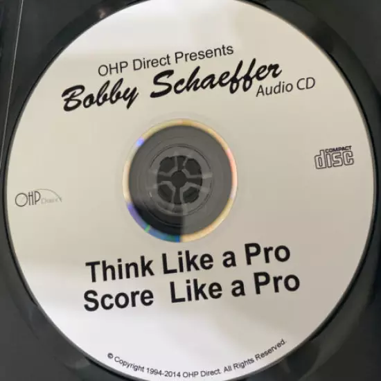 OHP Bobby Schaeffer Utility Wood Golf Pro Training Lessons Rare BONUS CD & DVD