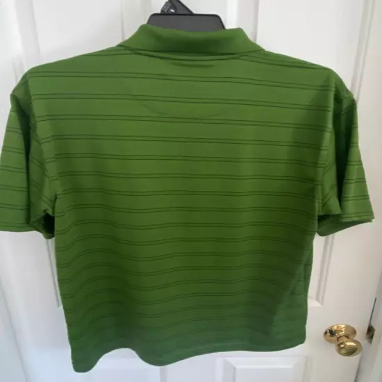 PGA TOUR*Golf SHIRT*Olive green*Short Sleeve*Collared*L*nwot