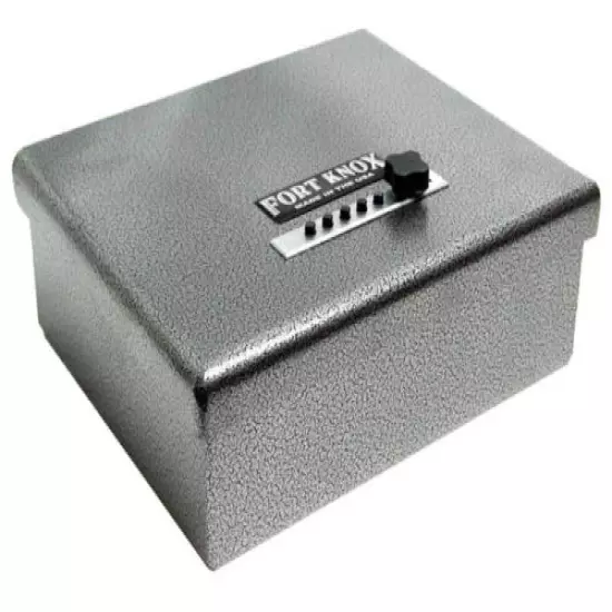 Fort Knox Original Pistol Box Handgun Safe Steel Updated Version Steel Housing