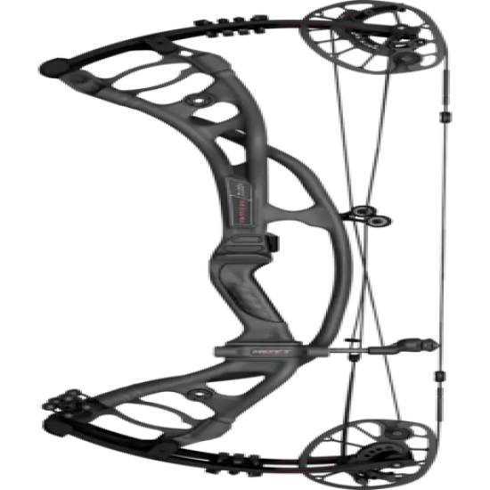 New Hoyt Carbon RX4 Alpha 60-70 lbs 28-30" Storm Gray Ripcord Rest #3 Cam RX-4