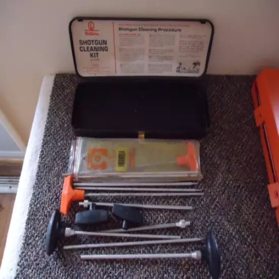 Mixed Lot Of 2 Gun Cleaning Kits Cases With Handles And Rods " GREAT MIXED LOT "