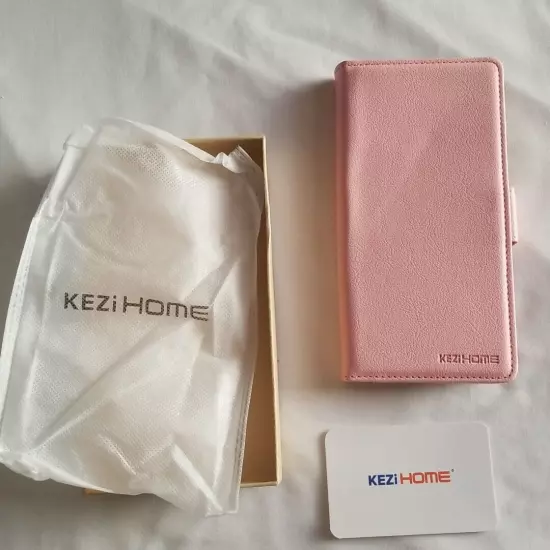 KEZI HOME Wallet Case Premium PU Leather Card Holder Pink 