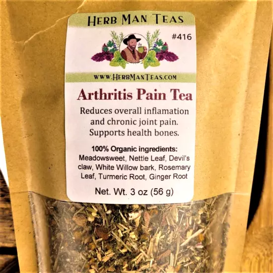 ARTHRITIS PAIN TEA - a proven blend for joint pain, arthritis & stronger bones