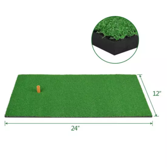 Fairway Golf Chipping Driving Range Commercial Practice Hitting Aid Mat W/ Tee 