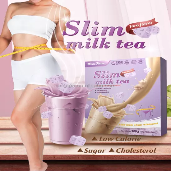 100gSlim Milk Tea Original Tea Belly Fat Burning Delicious Weight Loss Detox Tea