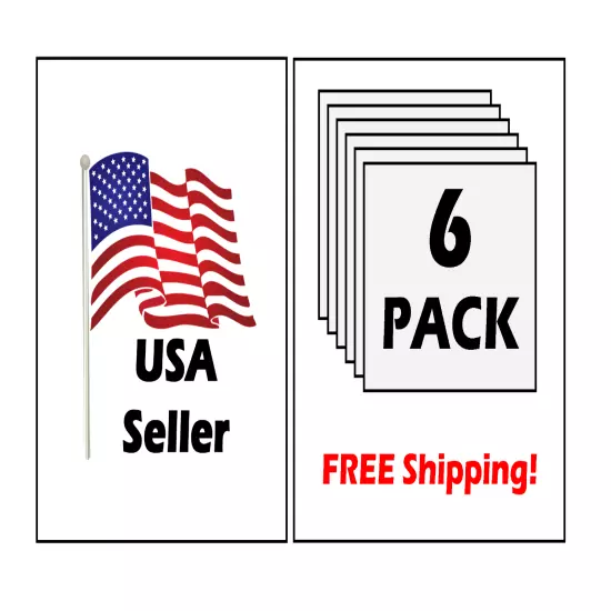 RFID Blocking Sleeve - Credit and Debit Card Protection / 6 Pack + FREE Ship