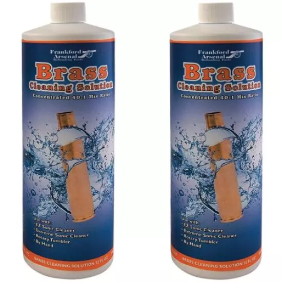 2) Frankford 878787 Brass Cleaning Solution *2 Pack*