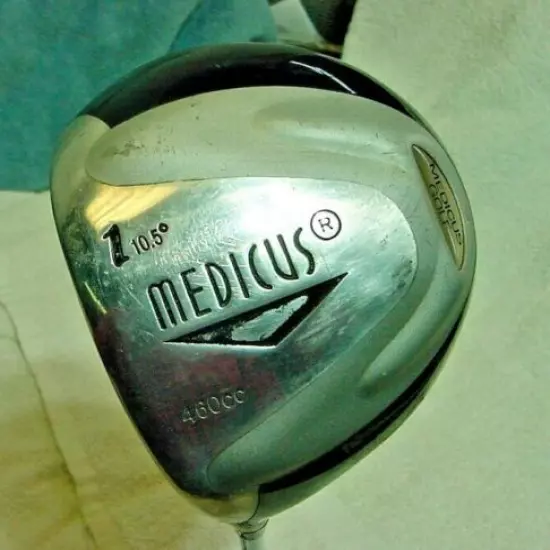 Dual Hinge Medicus Golf Swing Trainer 10.5° Driver - Steel Shaft - Right Handed