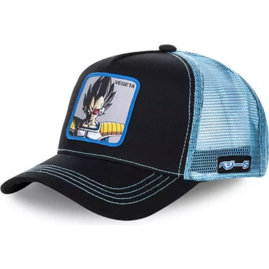 Anime Manga Dragon Ball Z Cartoon Mesh Snapback Trucker Fisher Baseball Cap Hat