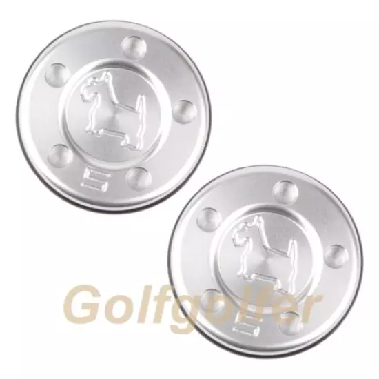 2pcs Silver Dog Golf Putter Weight for Scotty Cameron Newport Select California