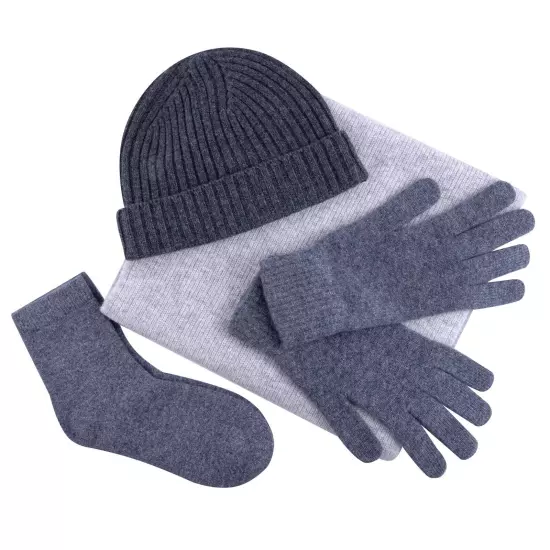 100% SHEEP WOOL Gloves, Men's/Women's Gloves, Warm Soft Winter Gloves, M/L, Gray