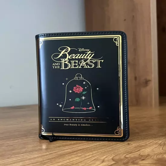 NWT Disney X Kate Spade Beauty And The Beast Passport Holder Card Case Leather