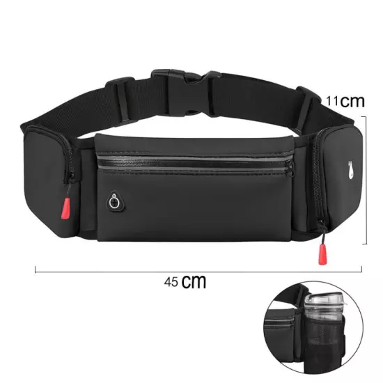 Invisible Travel Waist Pouch for Passport Money Belt Bag Hidden Security Wallet