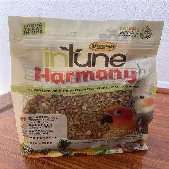 Higgins Intune Harmony Conure & Cockatiel Food 2 lb.