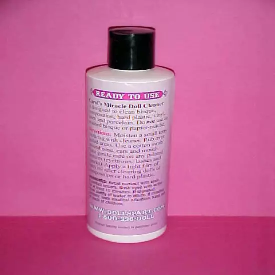 Carol's Miracle Doll Cleaner ~ 8 Ounces ~ Cleans Most Dolls