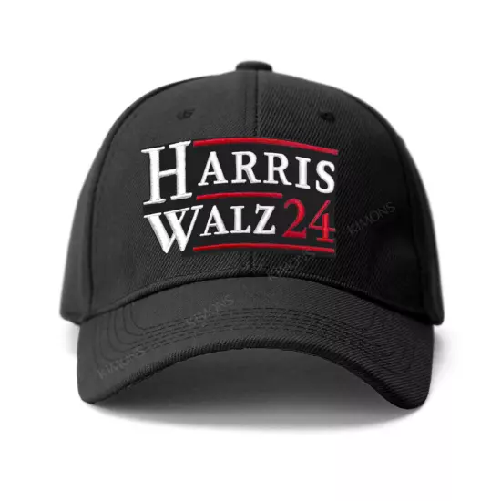 Harris Walz 2024 Presidential Election USA FLAG Adjustable Cap Baseball Hats - 1