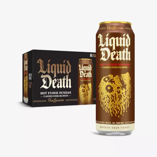 Liquid Death Hot Fudge Sundae Sparkling Water (Sold Out and Out of Production)