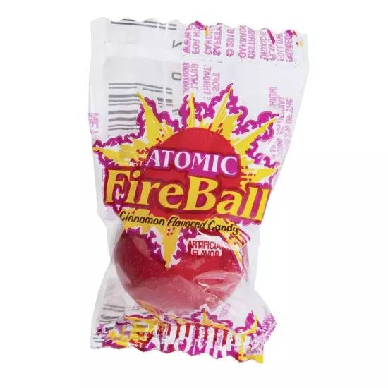 Atomic Fireballs Candy Bulk Tub, 240 Pieces - Cinnamon Flavored Jawbreakers I...