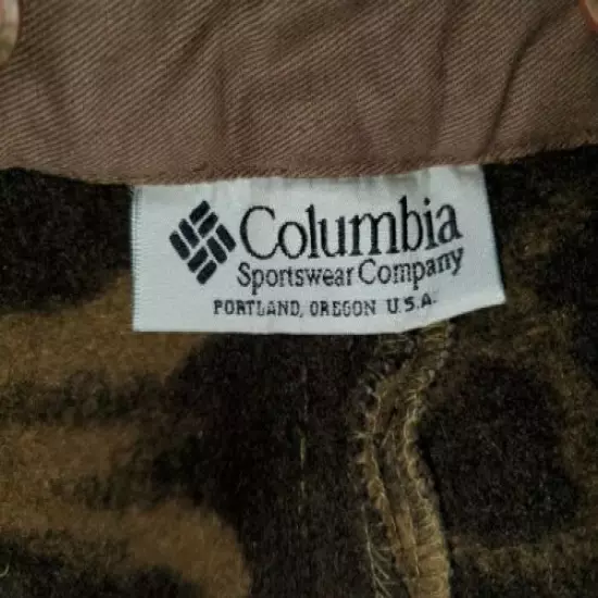 Columbia Wool Blend Camo Vest and Pants XL 40