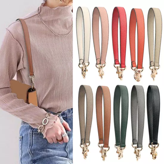 Wide Leather Bag Handle Strap Shoulder Belt Handbag Replacement Bag Accessories*