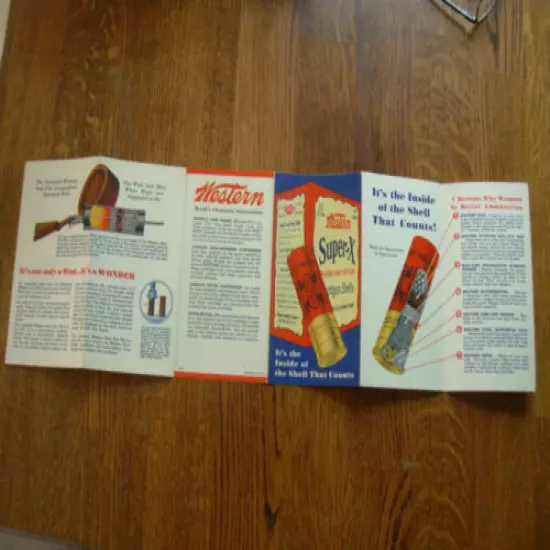 VINTAGE WESTERN SUPER X F-40 BROCHURE