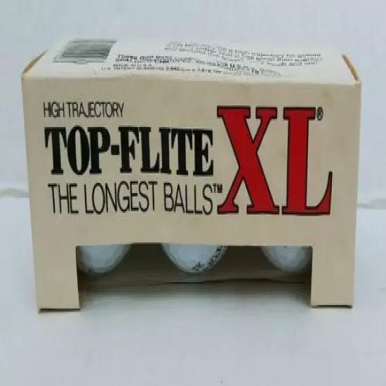 TOP-FLITE XL Keebler Golf Balls - Extra Long Distance - 3 Pack 6 Balls