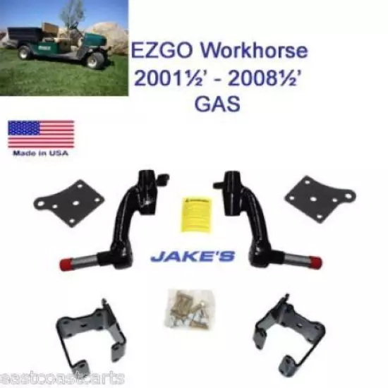 EZGO Gas Workhorse 1200 6" Jake's Spindle Lift Kit #6218 (Free Shipping)