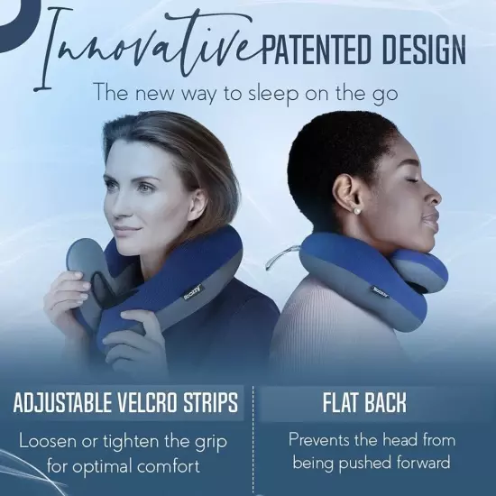 BCOZZY Neck Pillow for Travel Provides Support to the Head, Neck & Chin NWOT XL