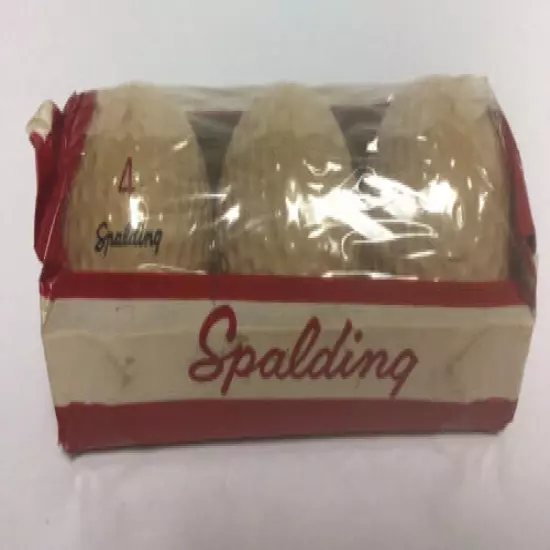 Vintage Spalding #4 Golf Balls Liquid Center Lot Of 3 Brand New Sealed