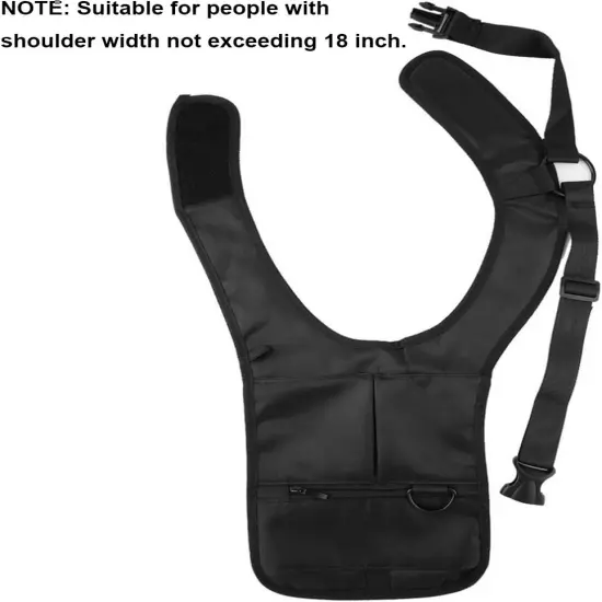 Men Security Holster Strap Messenger Bags Underarm Shoulder Bag Burglar Phone Po