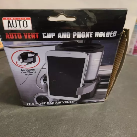 Fineline Auto Vent Cup And Phone Holder (New With Open Box)