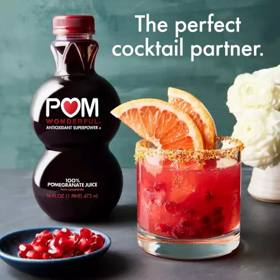 POM Wonderful 100% Pomegranate Juice, 8oz - 8 Pack