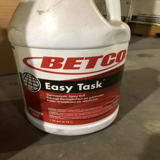 BETCO Easy Task 60804-00 Thermoplastic Spray Buff ; 1 Gal -NIB of 4