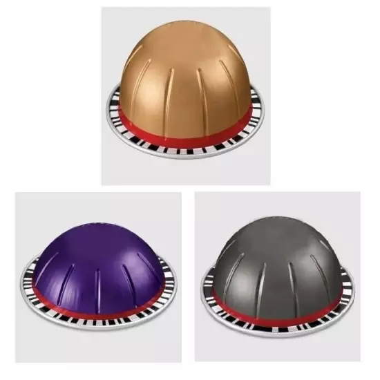 Nespresso Vertuo of Coffee (30 Pods, Decaf Melozio, Decaf Fortado & Decaf Altiss