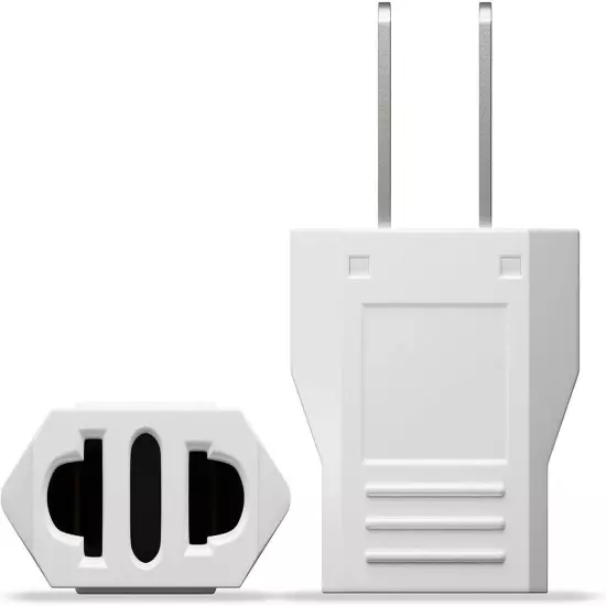 European to US Plug Adapter, EU to US Plug Adapter, Europe to USA Plug Adaptor,