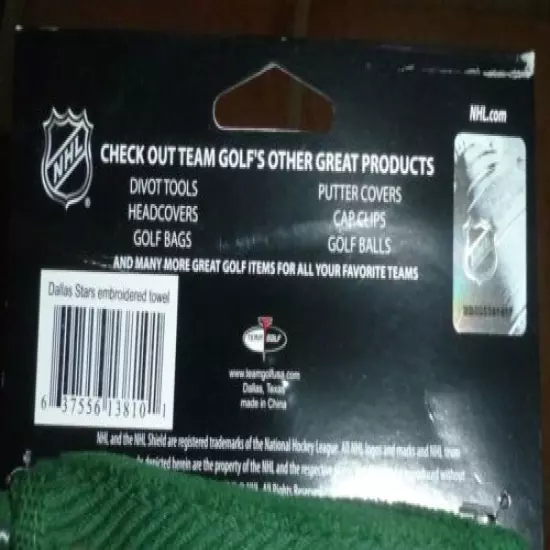 NHL Embroidered Tri-fold Golf Towel - Dallas Stars