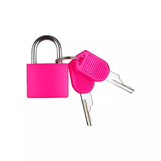 Suitcase Locks with Key Small Luggage Padlocks Metal Padlocks Mini Keyed Padlock