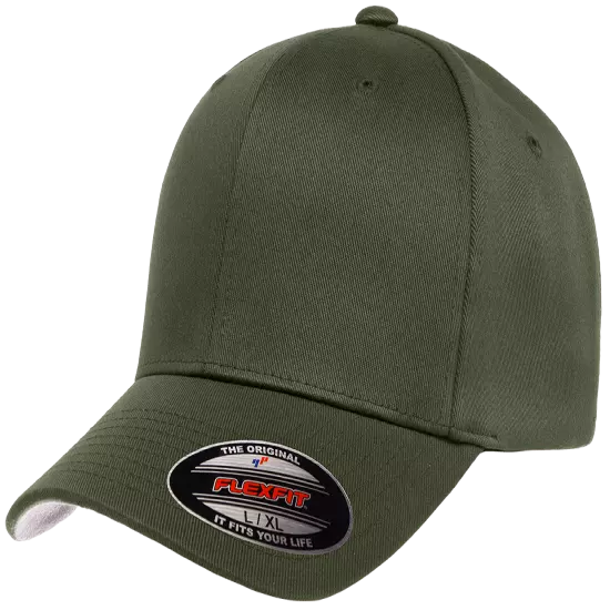 FLEXFIT Classic ORIGINAL 6-Panel Fitted Baseball Cap HAT S/M & L/XL All Colors