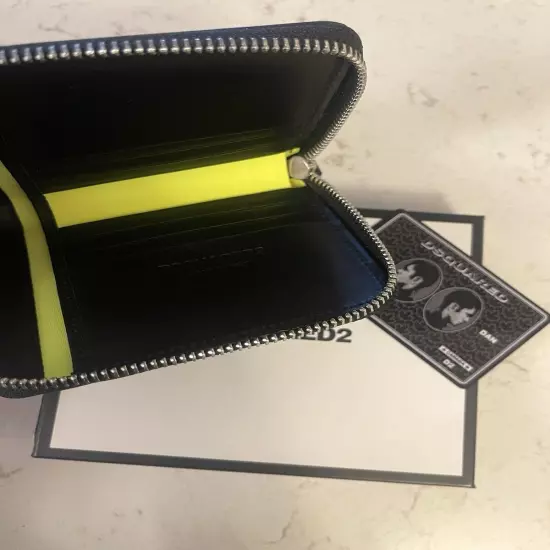 DSQUARED2 Card Holder GRAFFITI All Black WALLET