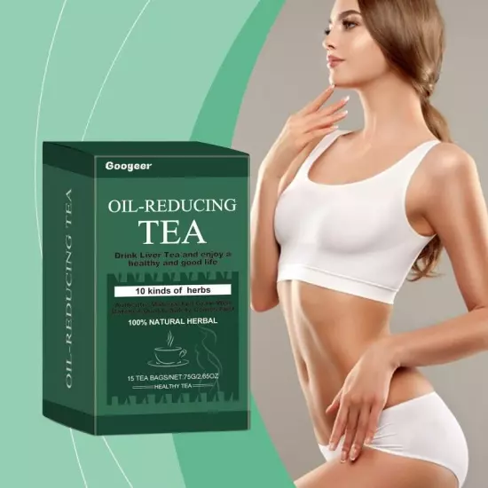 Oil-Reducing Tea-10 Herbal with Excellent Formula, Oil Cleansing Tea for Liver