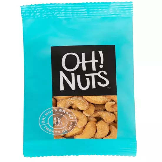 Guilt-Free Roasted Cashews - 12 Individual Packs, Perfect for All Diets