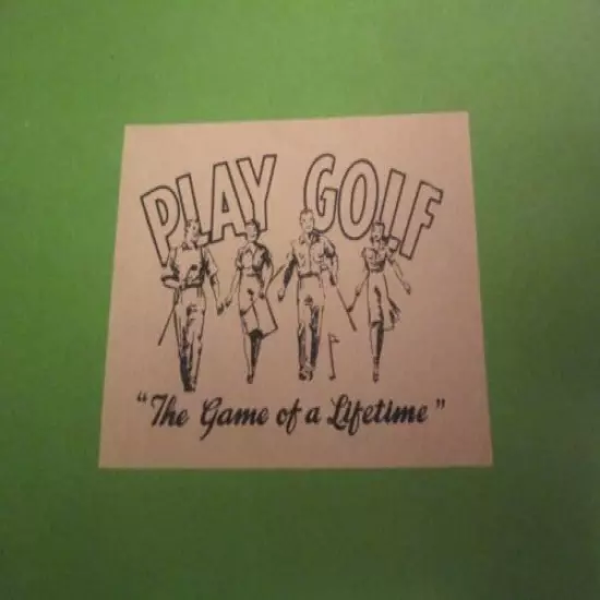 "How To Improve Your Golf" - Circa 1950's - Natl. Golf Foundation - 71ppg - VGC