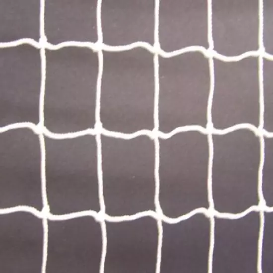  50' x 17' WHITE SQUARE BASEBALL LACROSSE NET 2" #42 TEST 420 / 1260 Lbs MESH