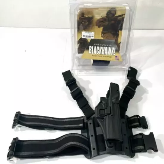 BLACKHAWK LEVEL 3 TACTICAL SERPA HOLSTER 430625BK-R SMITH & WESSON MP 9mm .40 RH